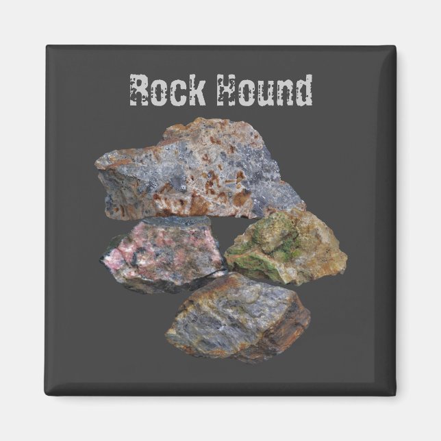 Sten Hound Mineral Collectors Cute Magnet (Framsidan)