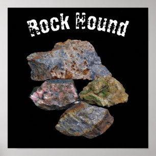 Sten Hound Mineral Collectors Funny Poster