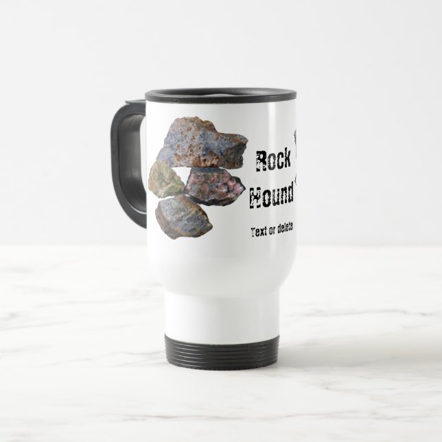 Sten Hound Mineral Collectors Funny Resemugg (Framsida vänster)