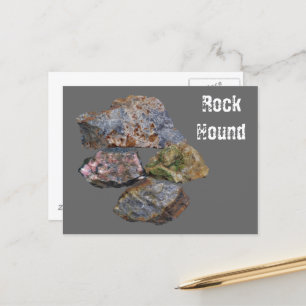 Sten Hound Mineral Collectors Funny Vykort