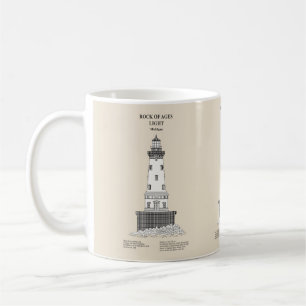 Sten i Ages Lighthouse - Michigan - SBD Kaffemugg