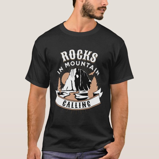 sten i bergsområdet t shirt (Framsida)