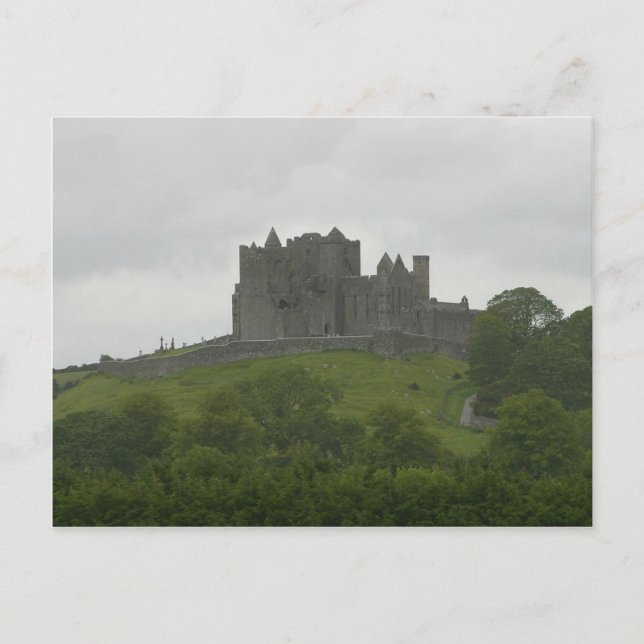 Sten i Cashel Castles Ruins Ireland Vykort (Framsida)