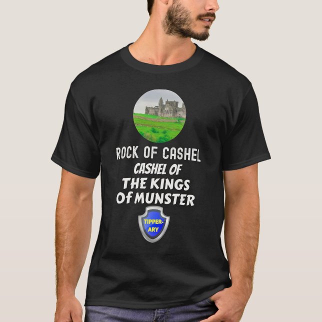 Sten i Cashel County Tipperary Ireland T Shirt (Framsida)