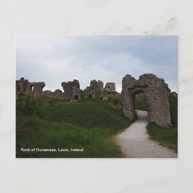 Sten i Dunamase Ireland Postcard Vykort (Framsida)