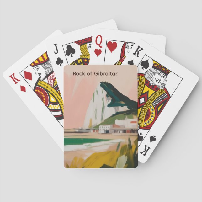Sten i Gibraltar Casinokort (Baksidan)