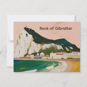 Sten i Gibraltar Vykort
