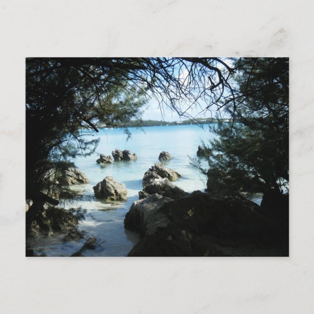 Sten i Grotto Bay Vykort (Framsida)