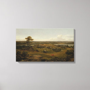 Sten i New England av Martin Johnson Heade Canvastryck
