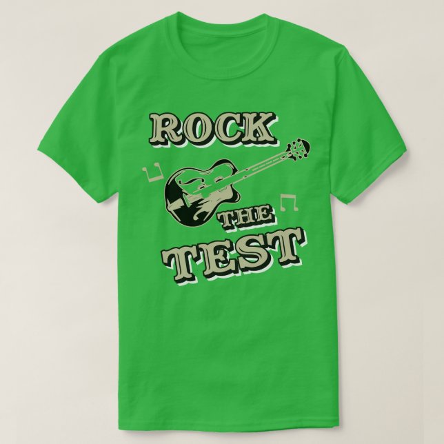 Sten i testproven i student och läraren t shirt (Design framsida)