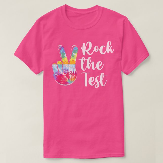 Sten i testproven i student och läraren t shirt (Design framsida)
