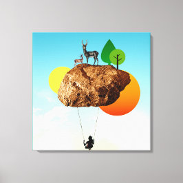 Sten i vår existens canvastryck