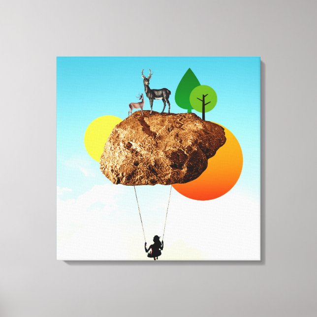 Sten i vår existens canvastryck (Framsida)