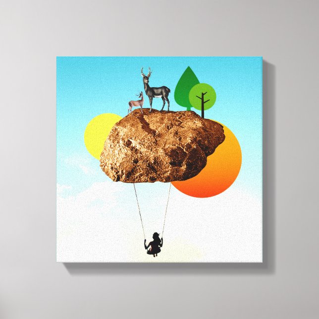 Sten i vår existens canvastryck (Framsida)