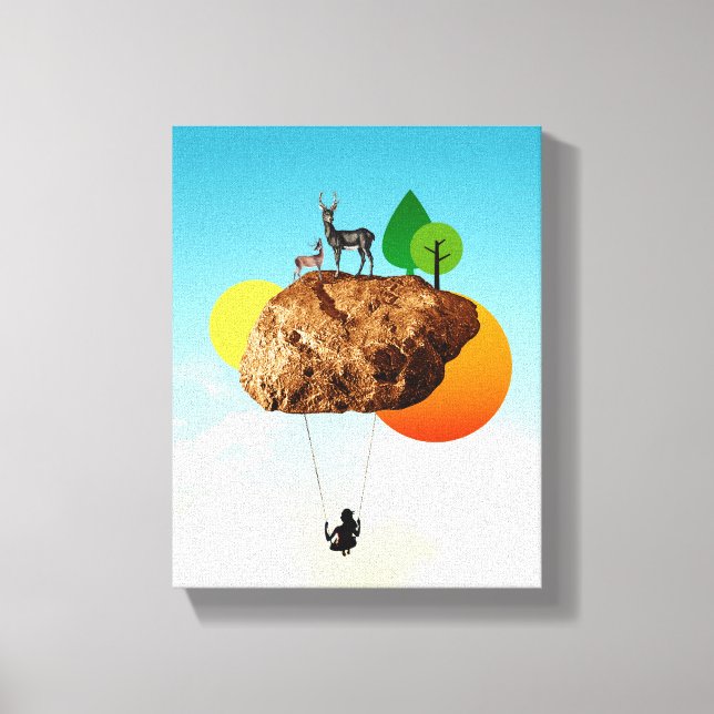 Sten i vår existens canvastryck (Framsida)