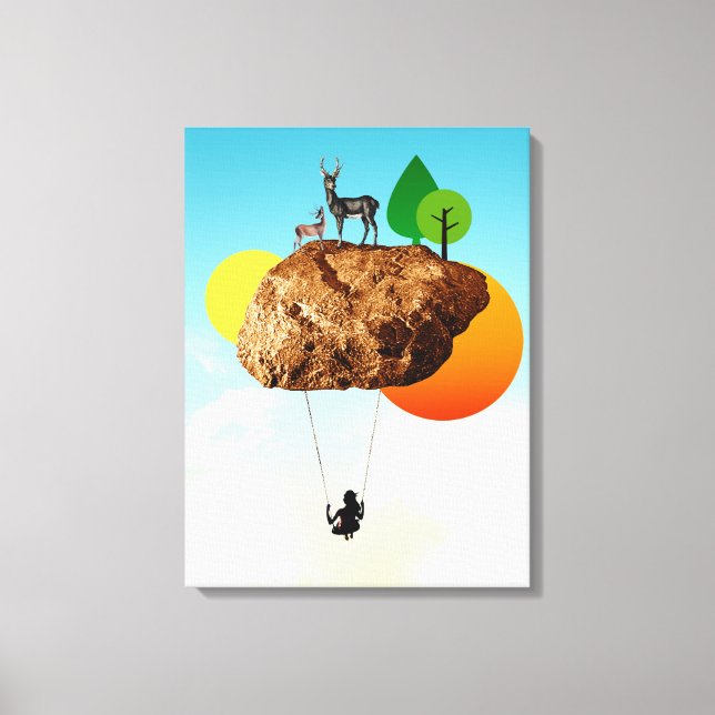 Sten i vår existens canvastryck (Framsida)