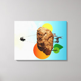 Sten i vår existens canvastryck