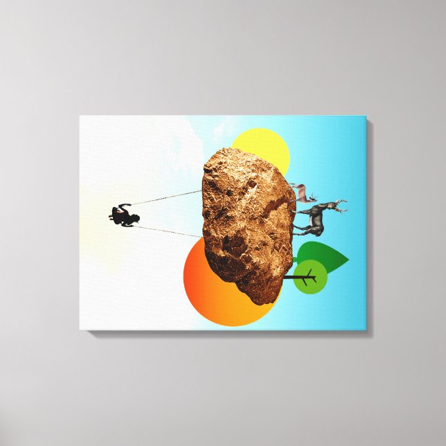 Sten i vår existens canvastryck (Framsida)