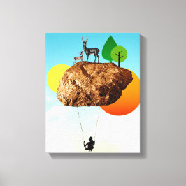 Sten i vår existens canvastryck