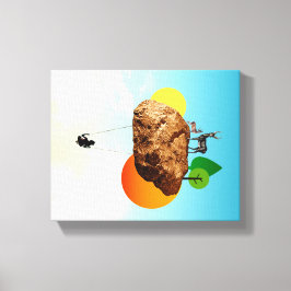 Sten i vår existens canvastryck