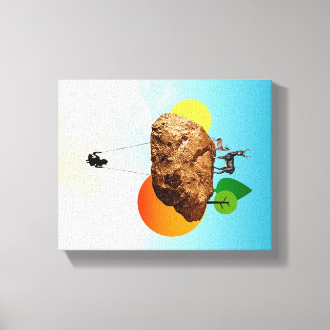 Sten i vår existens canvastryck (Framsida)