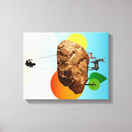 Sten i vår existens canvastryck