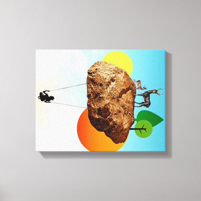 Sten i vår existens canvastryck (Framsida)