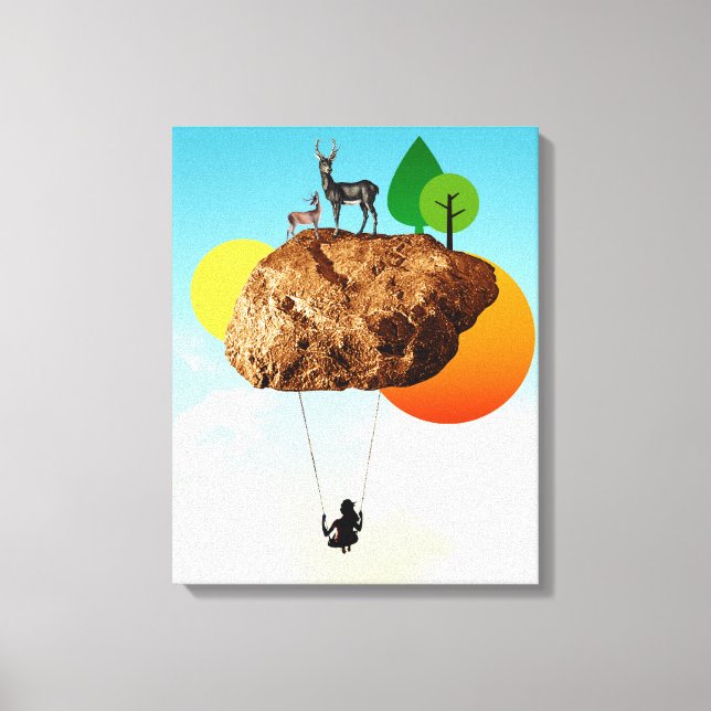 Sten i vår existens canvastryck (Framsida)