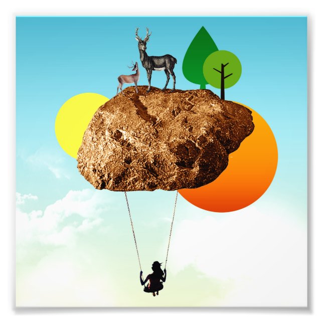 Sten i vår existens fototryck (Framsidan)