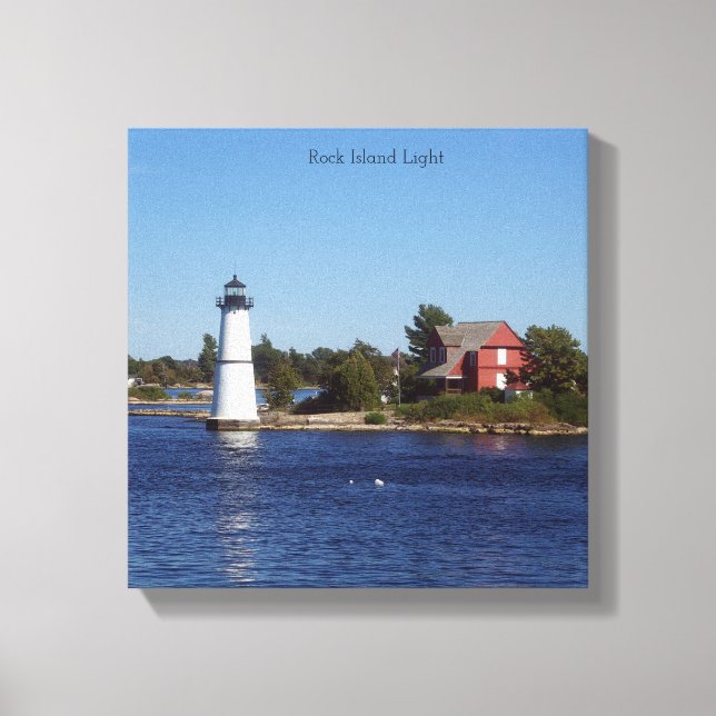 Sten Island Light kanvastryck (Framsida)