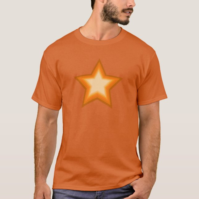 Sten IT-Orange 5-udd - sju nivåer T Shirt (Framsida)