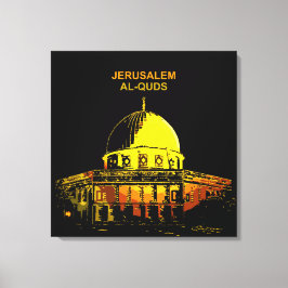 Sten: Jerusalem "Al-Quds" Canvastryck