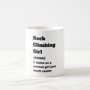 Sten klätterflicka kaffemugg