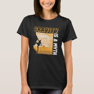 Sten klättergravitationsfaktor t shirt