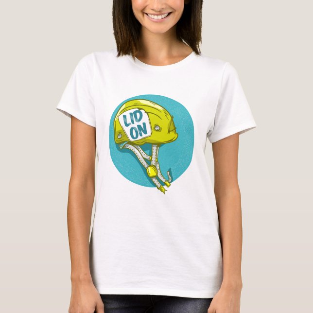 Sten klätterhjälm t shirt (Framsida)