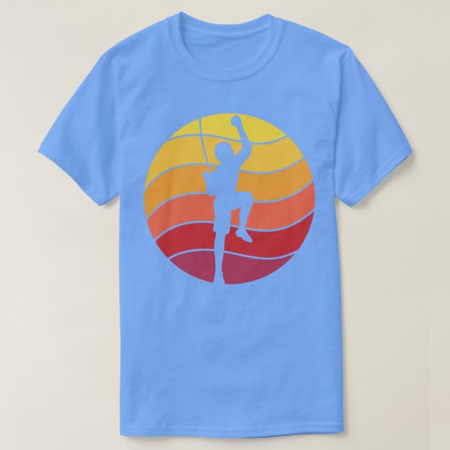 Sten klättersklätter Retro T Shirt (Design framsida)