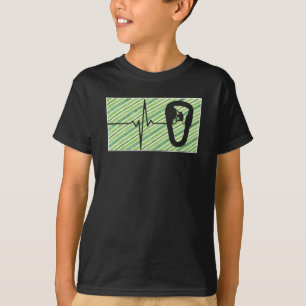 Sten klättersklättersklätterska t shirt