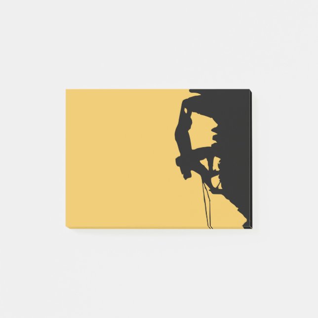 Sten klättrande Silhouette Post-it Block (Framsida)