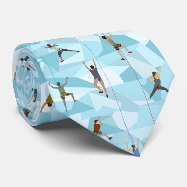 Sten klättrar i Blues Neck Tie Slips (Rullad)