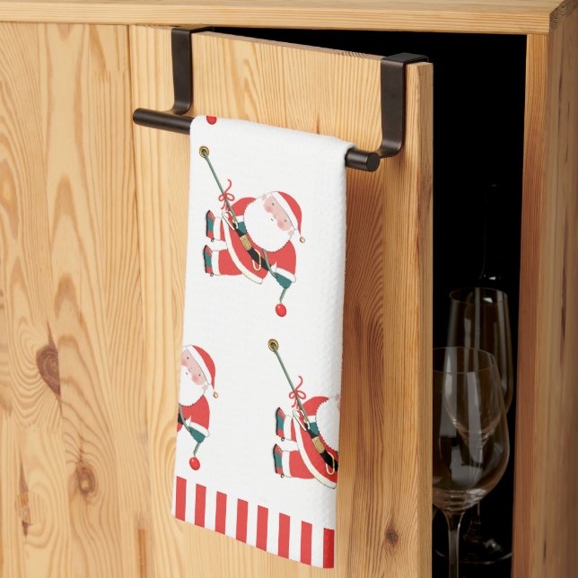 Sten klättrar i jultomten Kitchen Towel Kökshandduk (Thirds Fold)