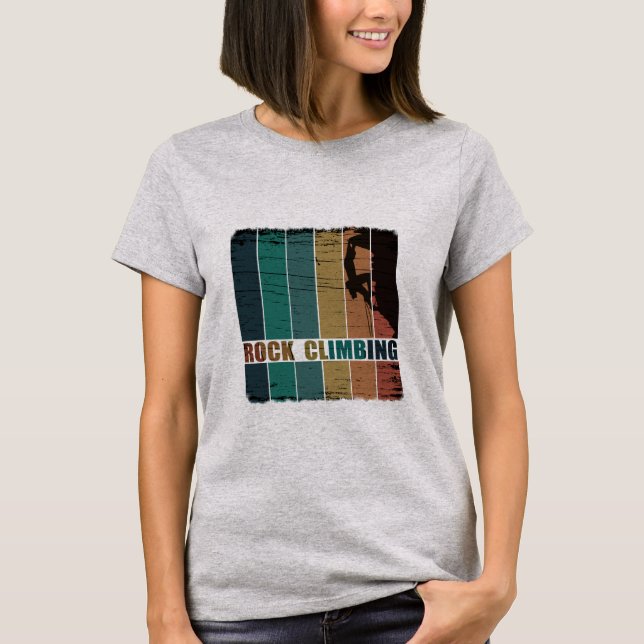 Sten klättrar i vintagen t shirt (Framsida)