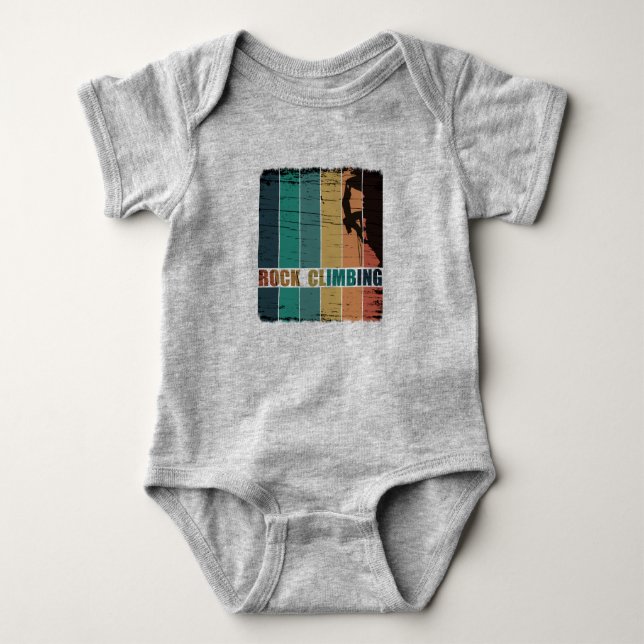 Sten klättrar i vintagen t shirt (Framsida)