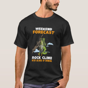 Sten klättrar med en möjlighet att dricka Sten T Shirt