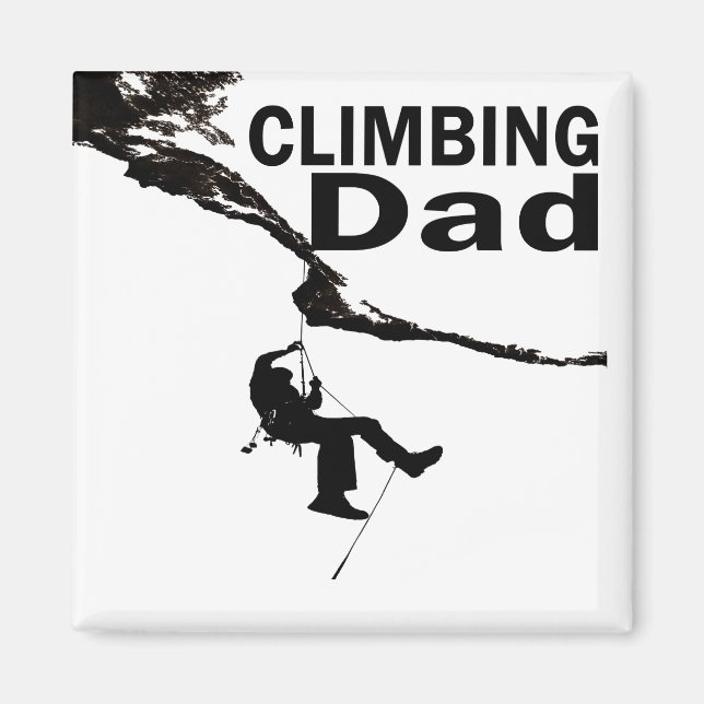 Sten klättrar pappa magnet (Framsidan)