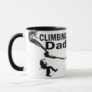 Sten klättrar pappa mugg