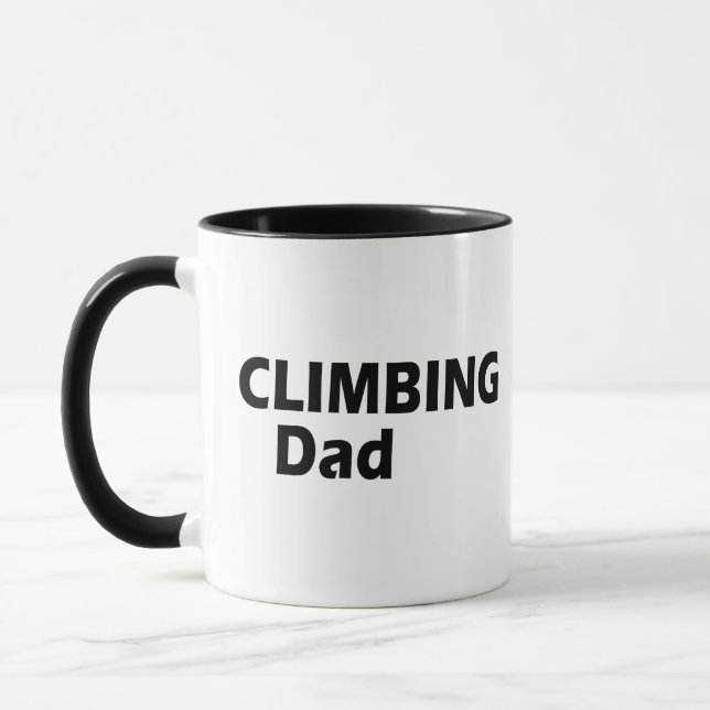 Sten klättrar pappa mugg (Vänster)