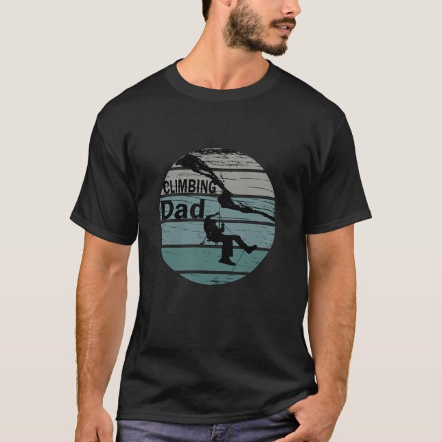 Sten klättrar pappa t shirt (Framsida)