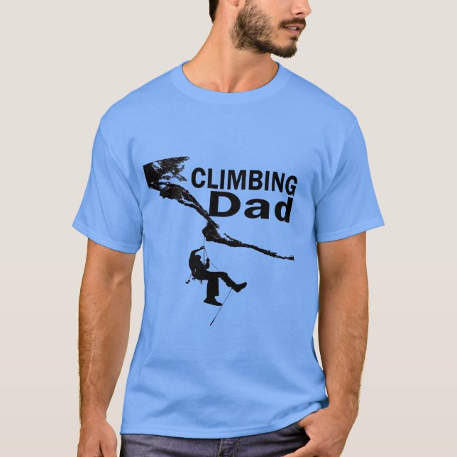 Sten klättrar pappa t shirt (Framsida)