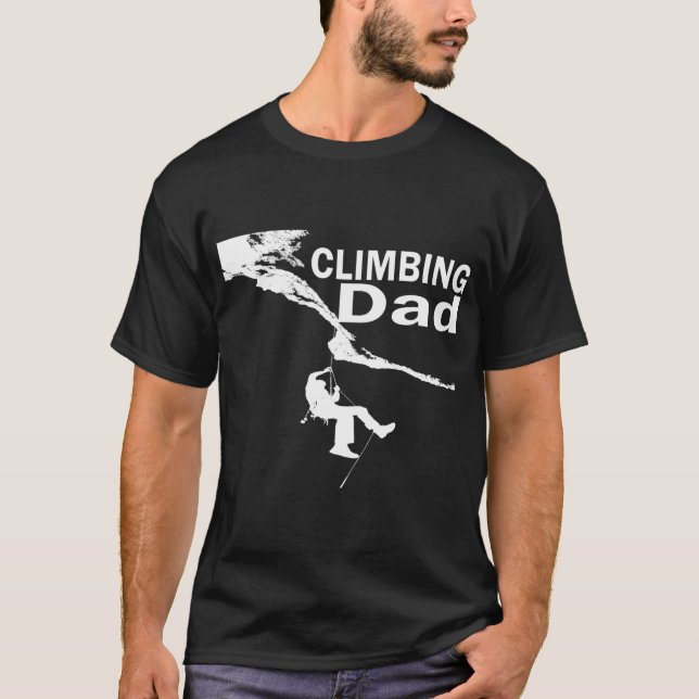 Sten klättrar pappa t shirt (Framsida)