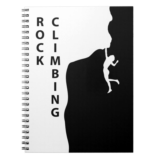 Sten klättring anteckningsbok (Framsidan)
